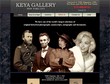 Tablet Screenshot of keyagallery.com